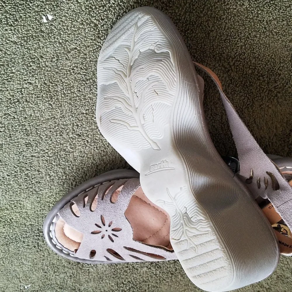 Womens Earth Wedge Sandal S 8 NWOT